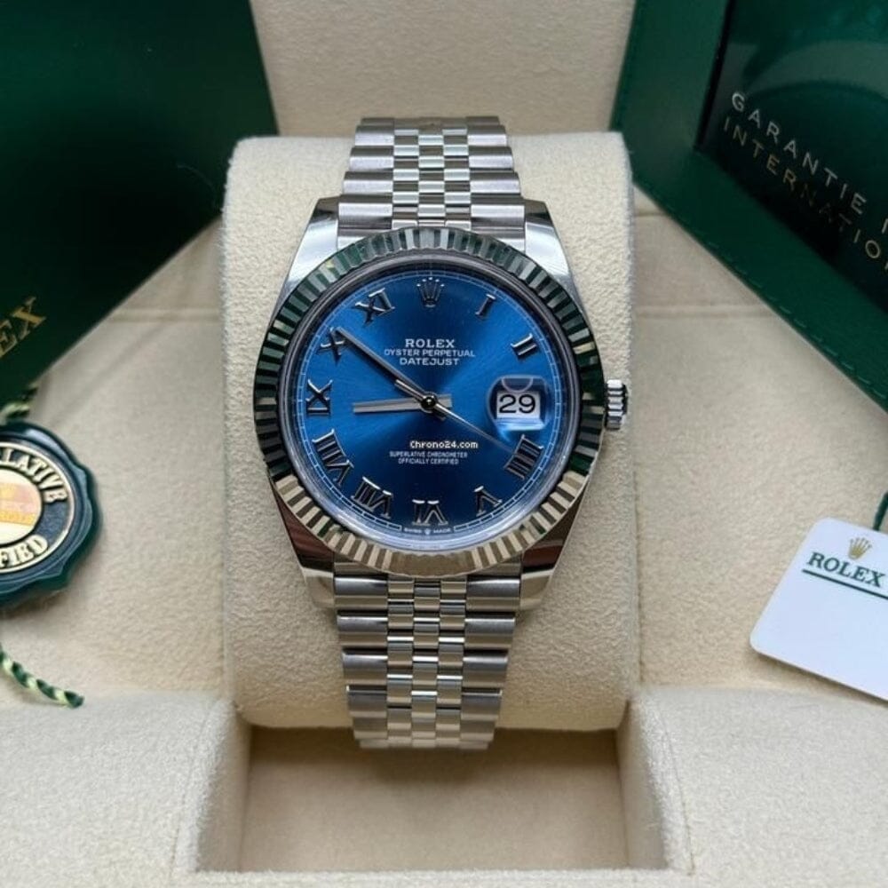 Day-Date 228239-0002 with a Blue Dial