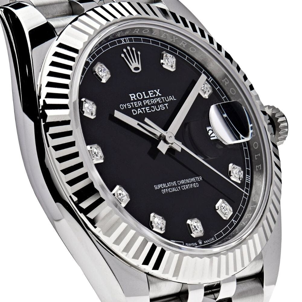 Datejust Diamond Black Dial Jubilee 41mm