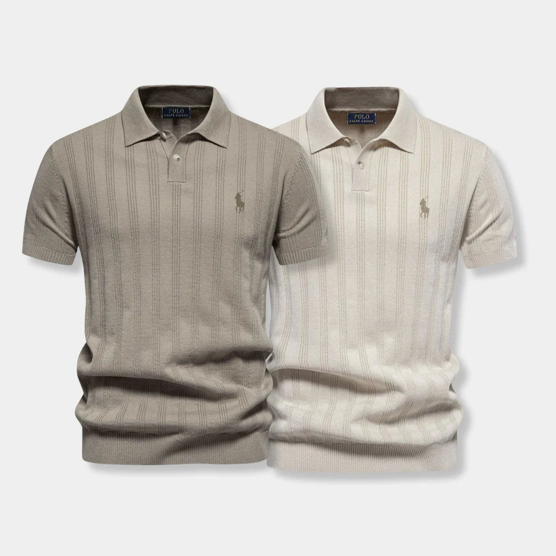 Polo en tricot structuré – Ligne professionnelle par R&L (lot de 2)