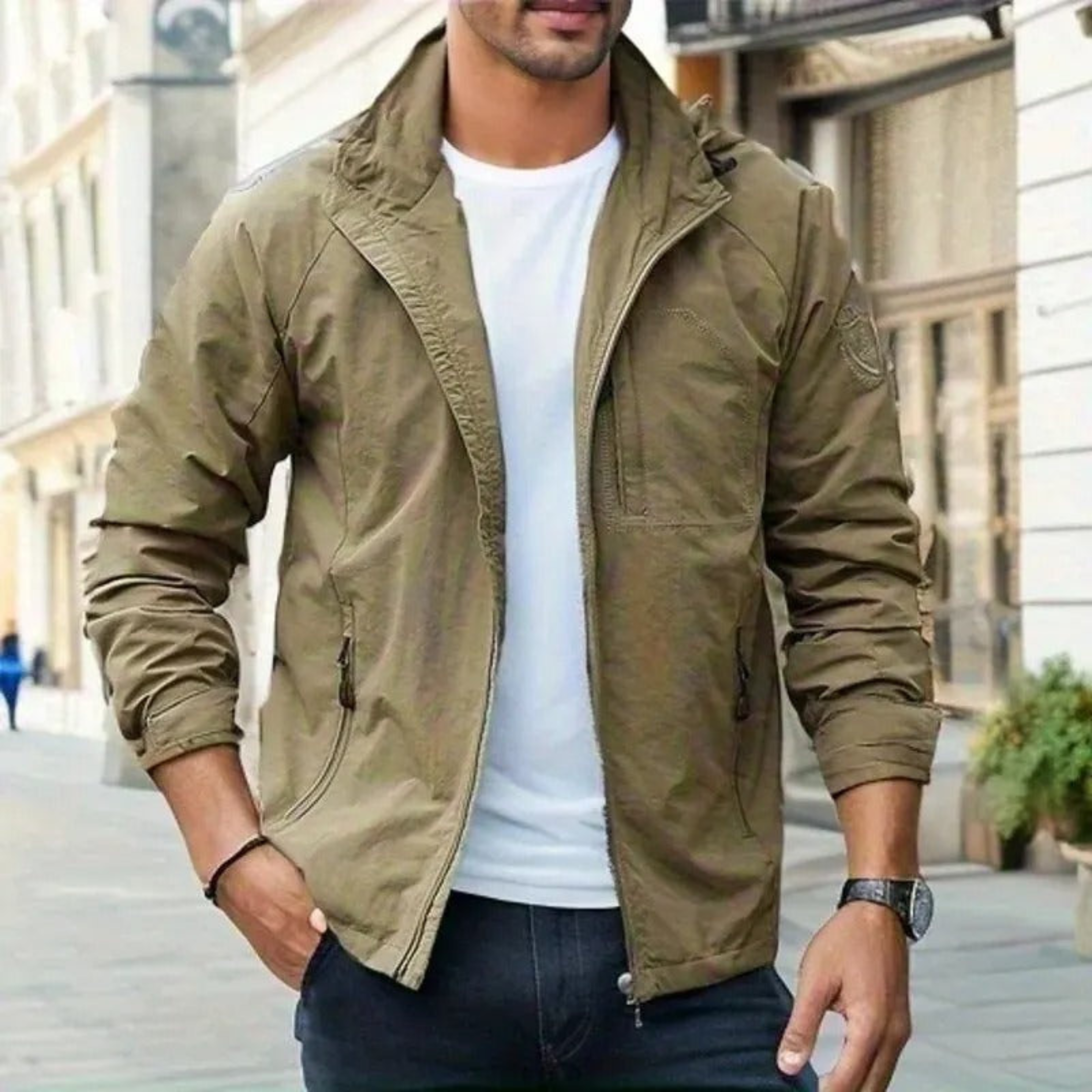 Hommes Veste Cargo | Léger pour l’Été