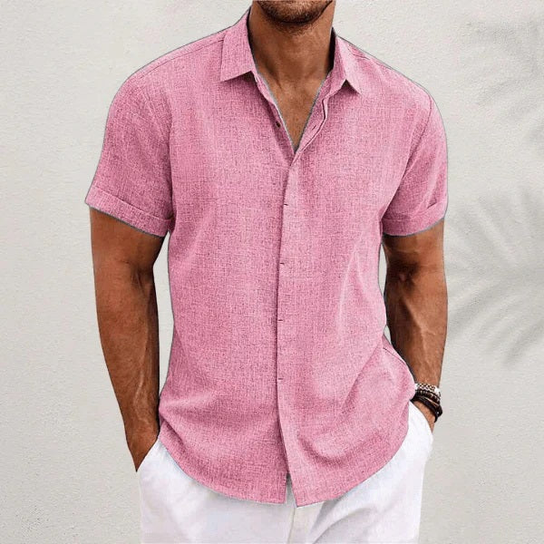 R&L | Chemise classique en lin et coton