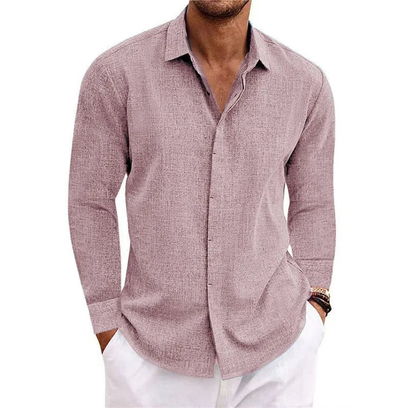 Chemise à manches longues 100% de lin - Hanley